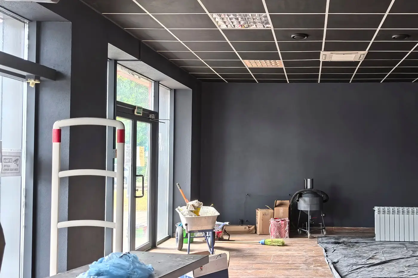 Ladenausbau in Arbeit