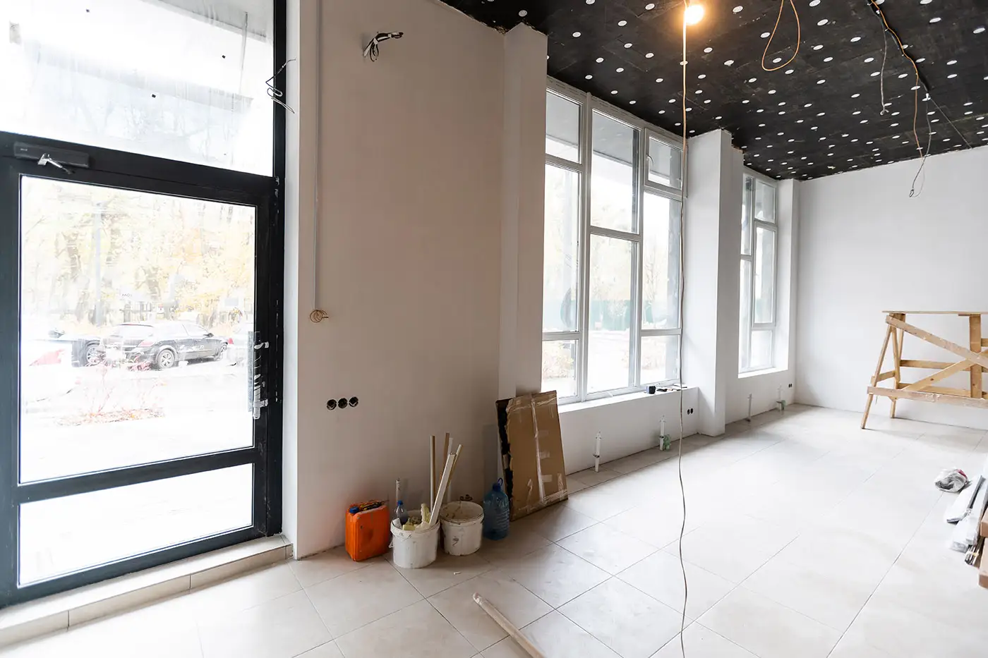 Ladenausbau in Arbeit