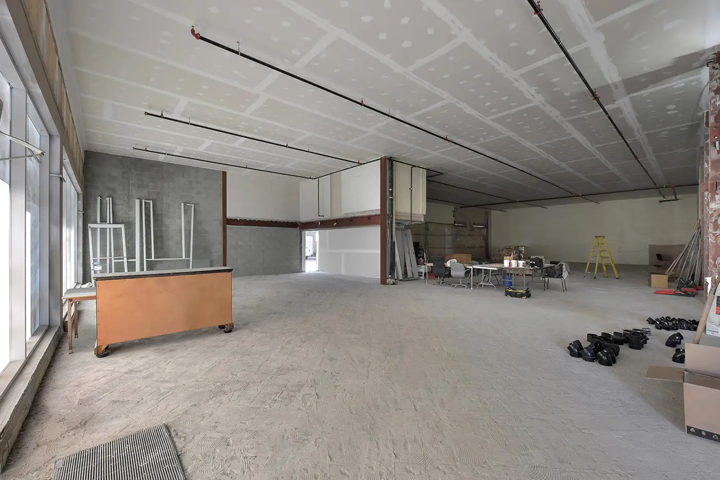 Ladenausbau in Arbeit