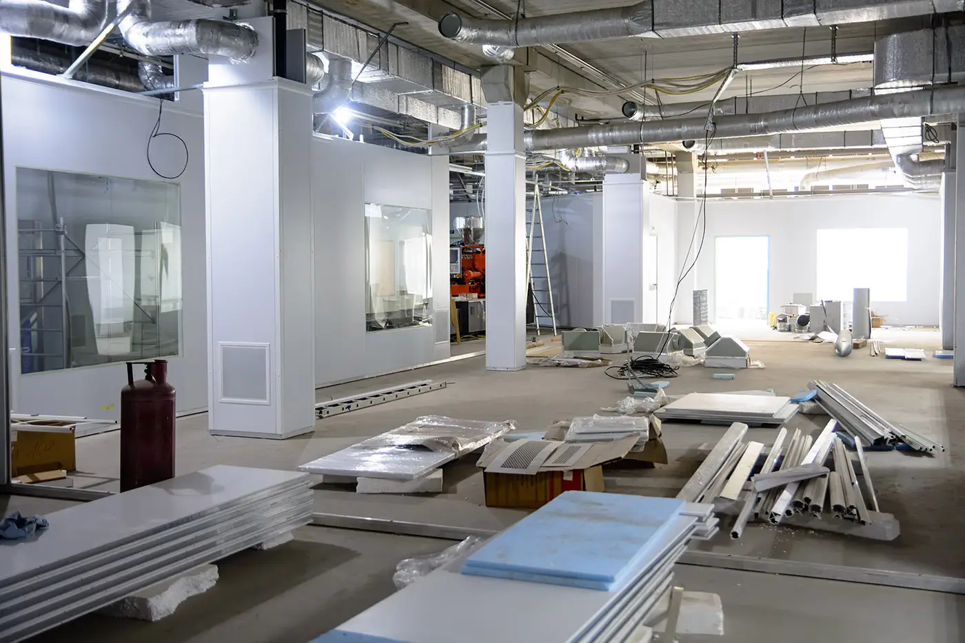 Ladenausbau in Arbeit
