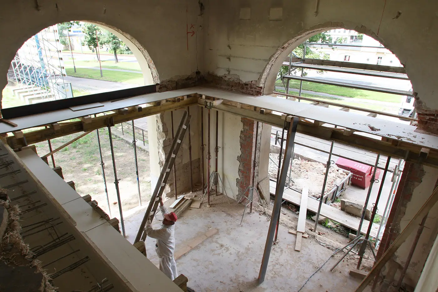 Ladenausbau in Arbeit