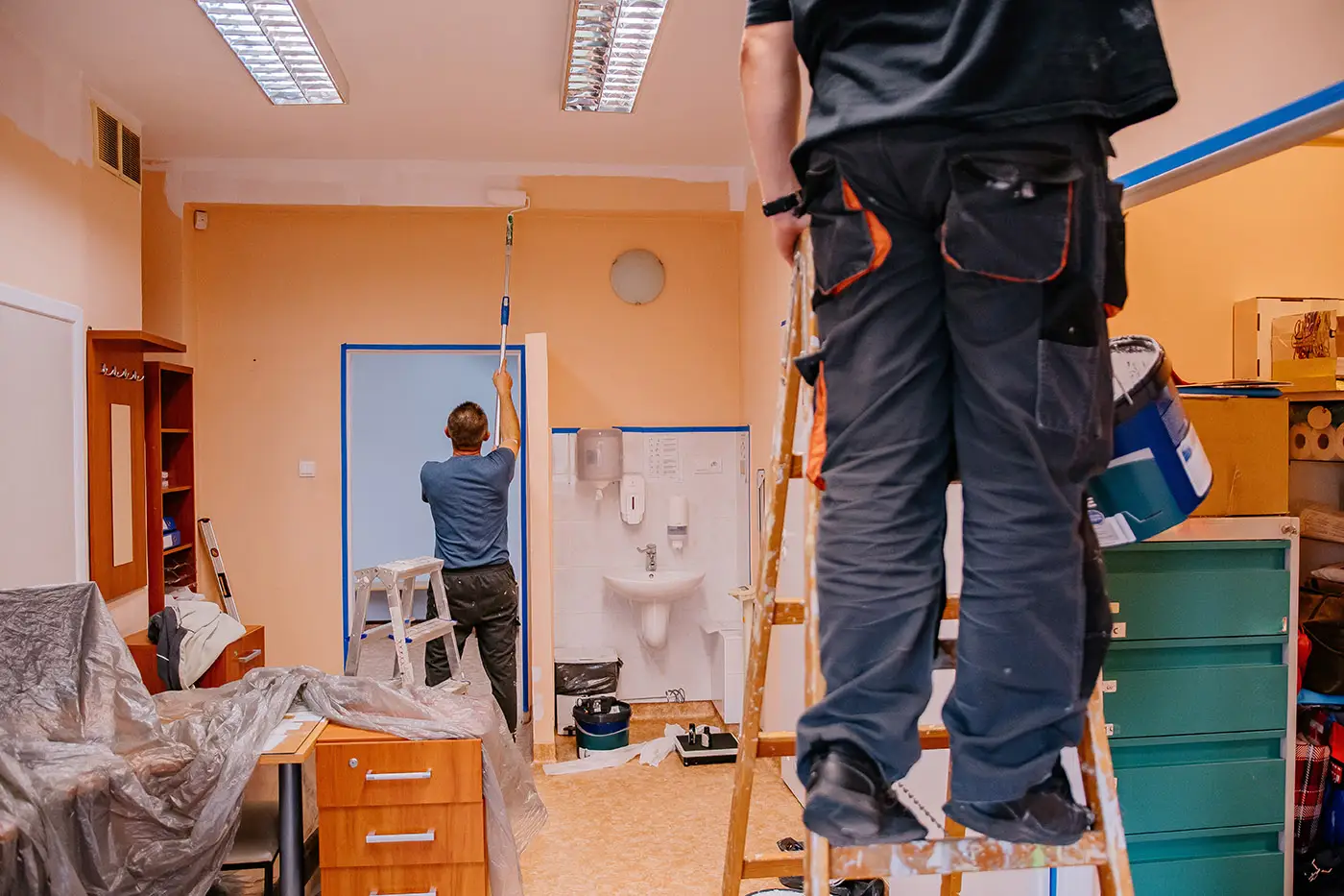 Renovierung eines Zimmers