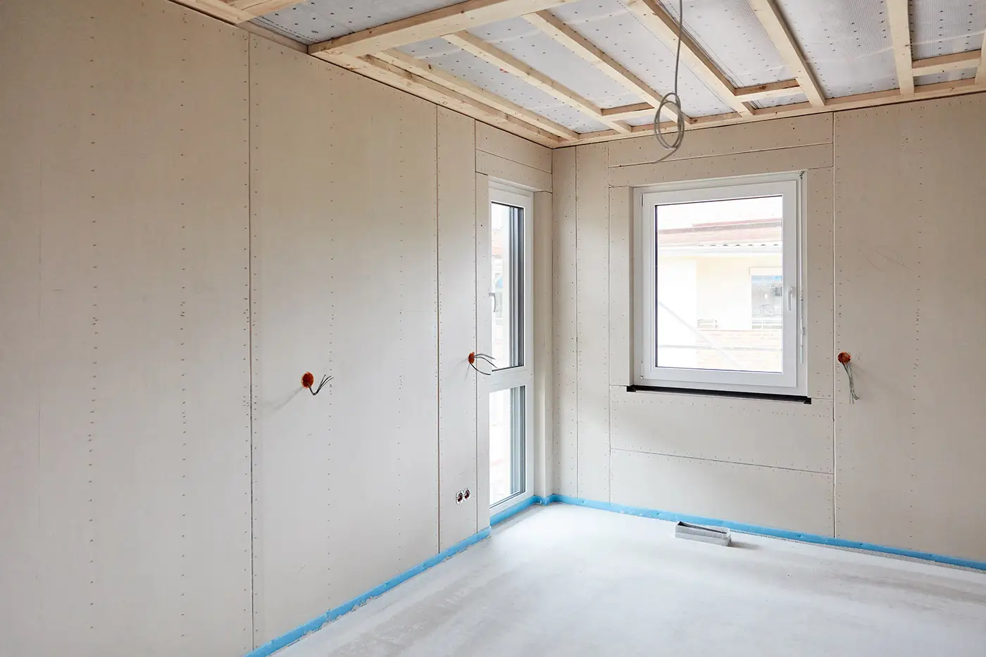 Wohnung während der Renovierung