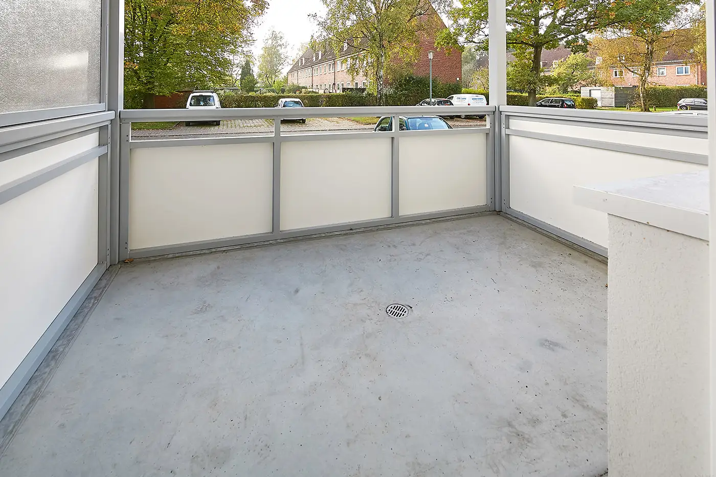 Modernisierte Balkons nach der Sanierung
