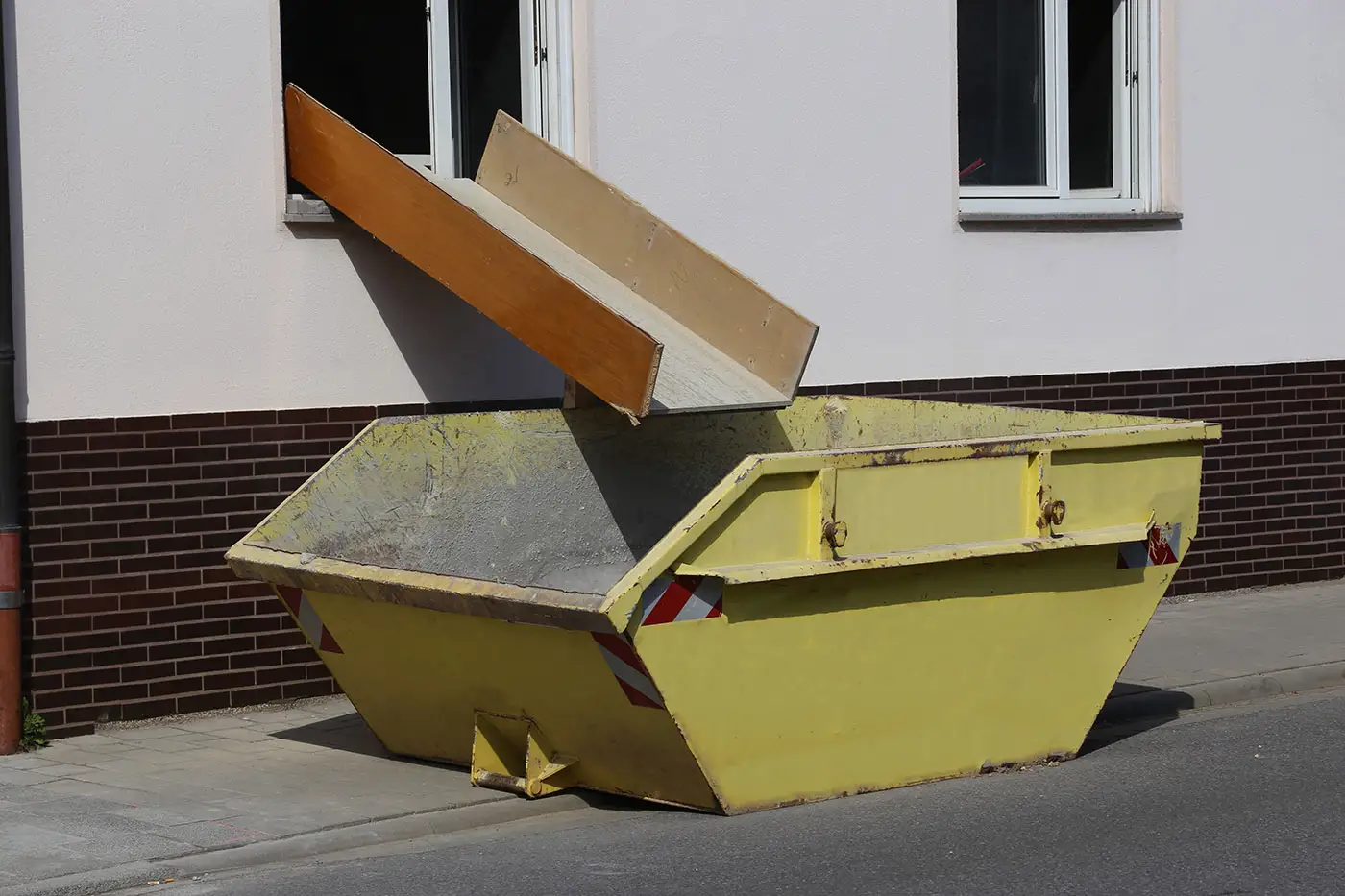 Container zur Entsorgung von Bauschutt